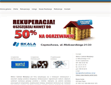 Tablet Screenshot of centrumwentylacji.com.pl